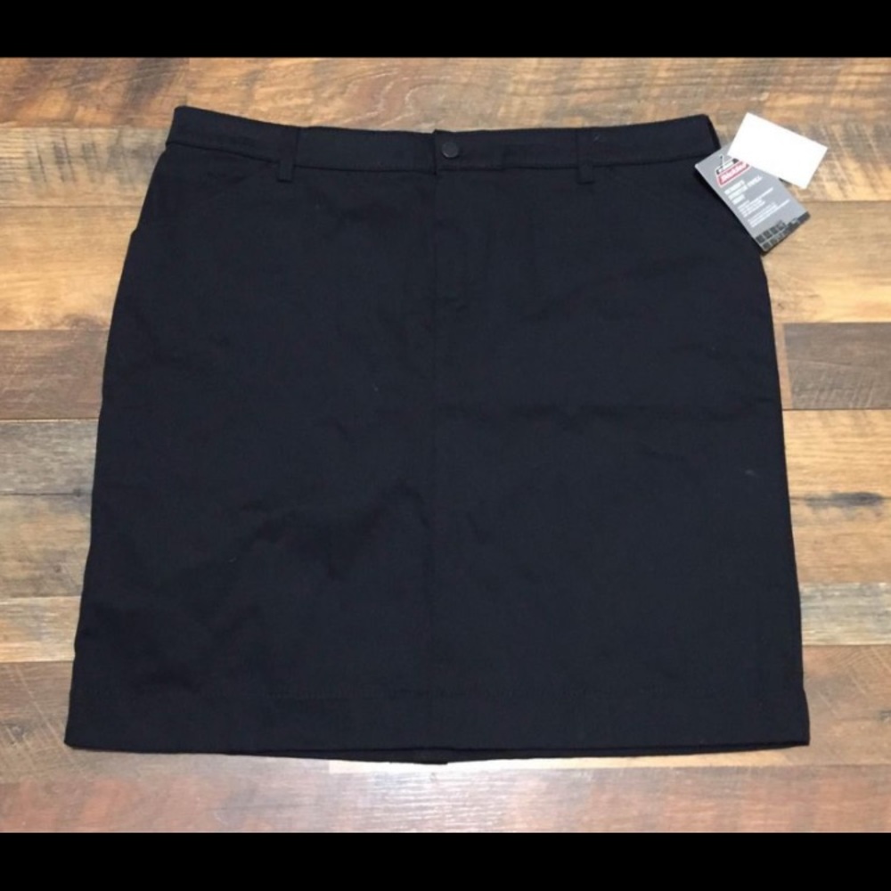 New black Dickies Stretch Twill Khaki Skirt